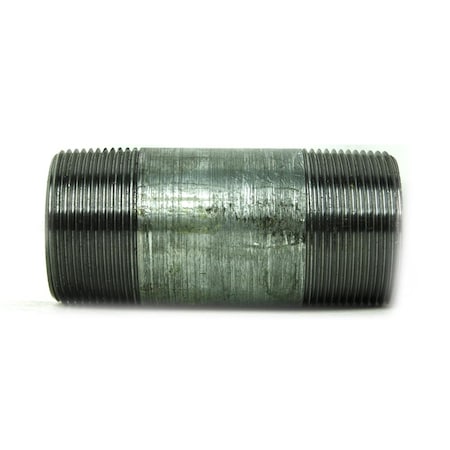 Thrifco Plumbing 1-1/2 Inch x 4 Inch Galvanized Steel Nipple 5220085